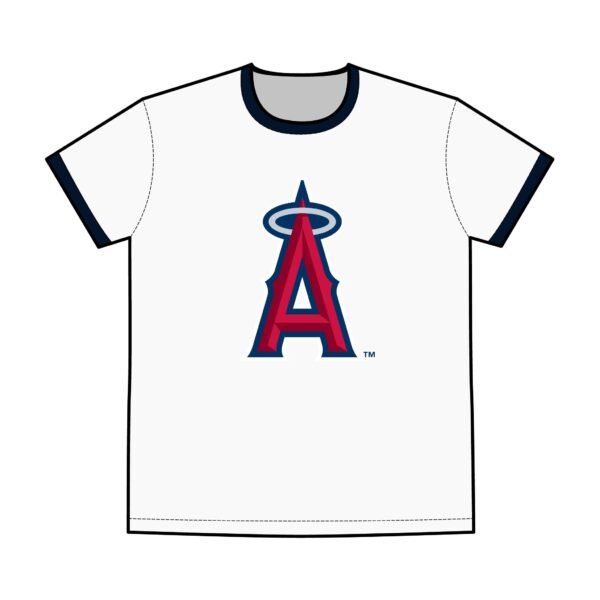 Los Angeles Angels Men's Staple Ringer Tee - Image 5
