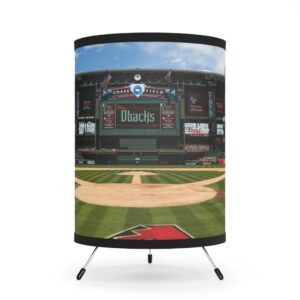 Arizona Diamondbacks Chase Field Tripod Lamp with High-Res Printed Shade, USCA plug