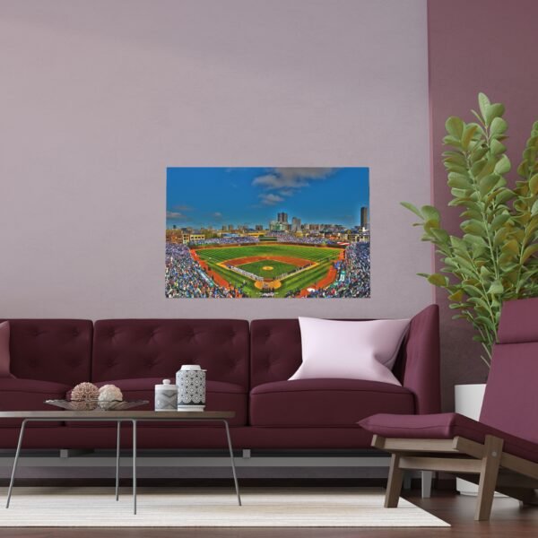 Chicago Cubs Wrigley Field Indoor and Outdoor Silk Posters - Image 3