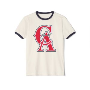 California Angels Unisex Cotton Ringer T-Shirt
