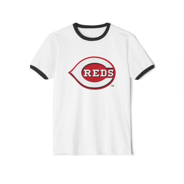 Cincinnati Reds Unisex Cotton Ringer T-Shirt - Image 9