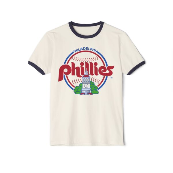Philadelphia Phillies Unisex Cotton Ringer T-Shirt - Image 5