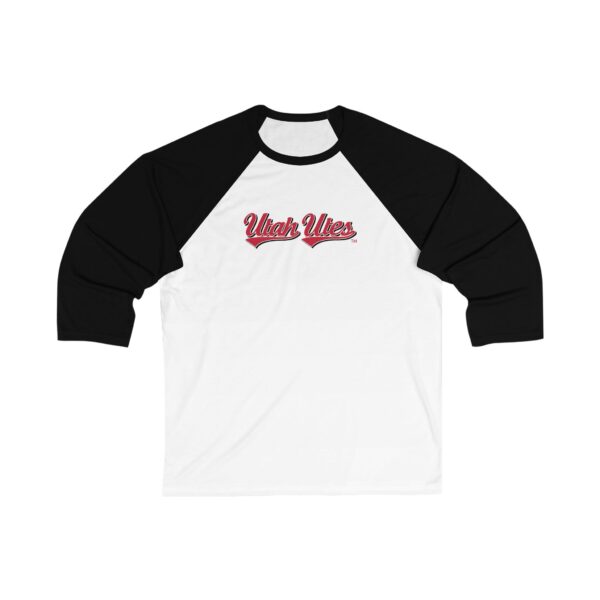 Utah Utes Unisex 3/4 Sleeve Baseball Tee - Image 3