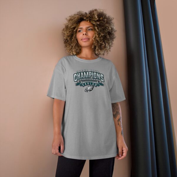 Philadelphia Eagles Super Bowl LIX Champions Champion T-Shirt - Image 8