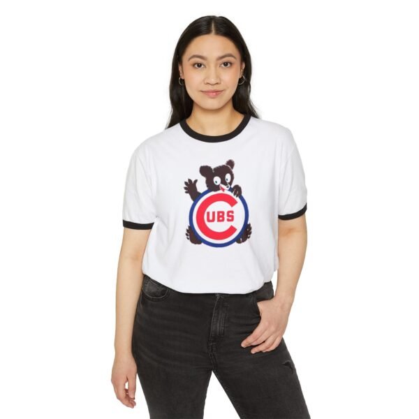 Chicago Cubs Unisex Cotton Ringer T-Shirt - Image 11