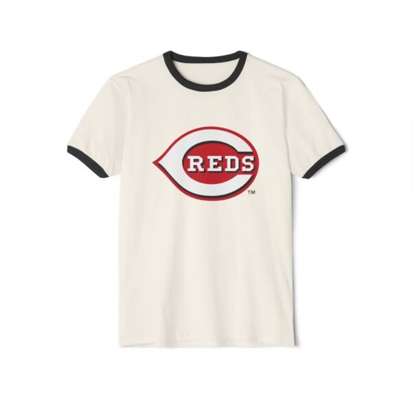 Cincinnati Reds Unisex Cotton Ringer T-Shirt - Image 5
