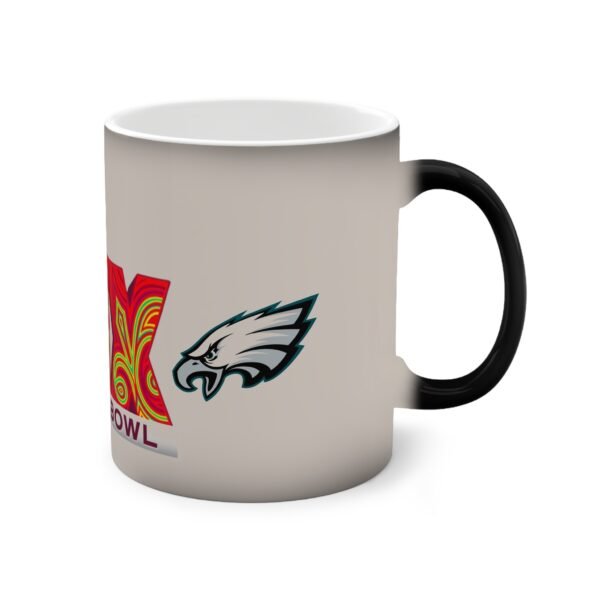 Eagles vs Chiefs 2025 Super Bowl LIX Color-Changing Mug, 11oz - Image 3