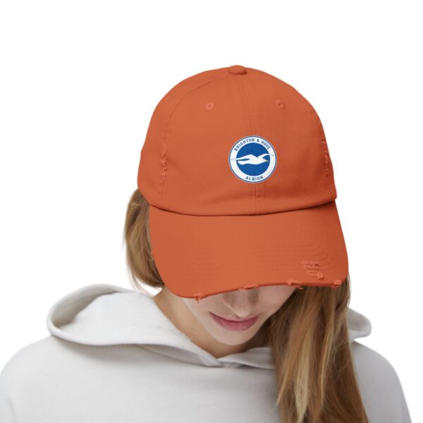 Brighton & Hove Albion Unisex Distressed Cap - Image 8