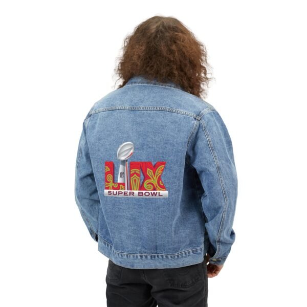 2025 Super Bowl LIX Men's Denim Jacket - Image 4
