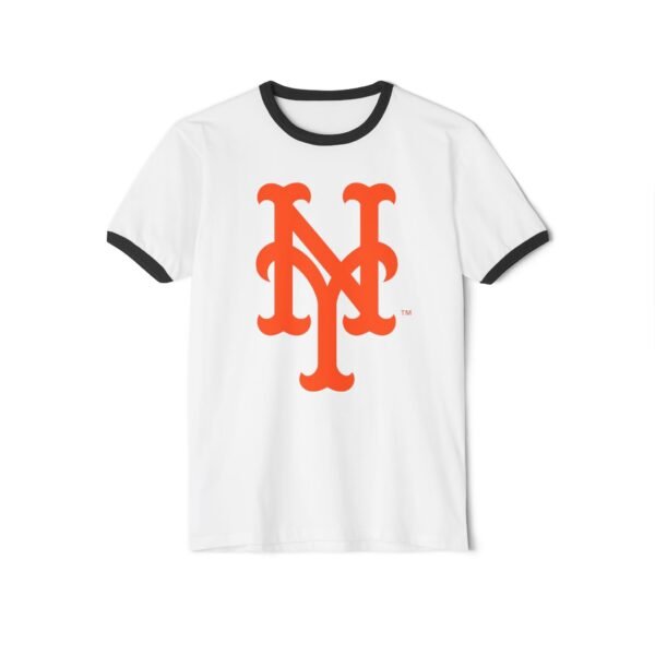 New York Mets Unisex Cotton Ringer T-Shirt - Image 5