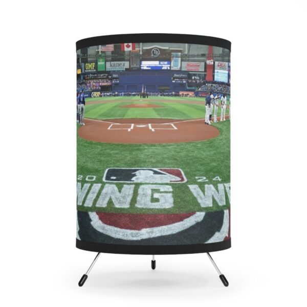 Tampa Bay Rays Stadium Tripod Lamp with High-Res Printed Shade, USCA plug