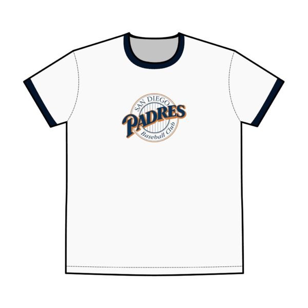 San Diego Padres Men's Staple Ringer Tee - Image 3