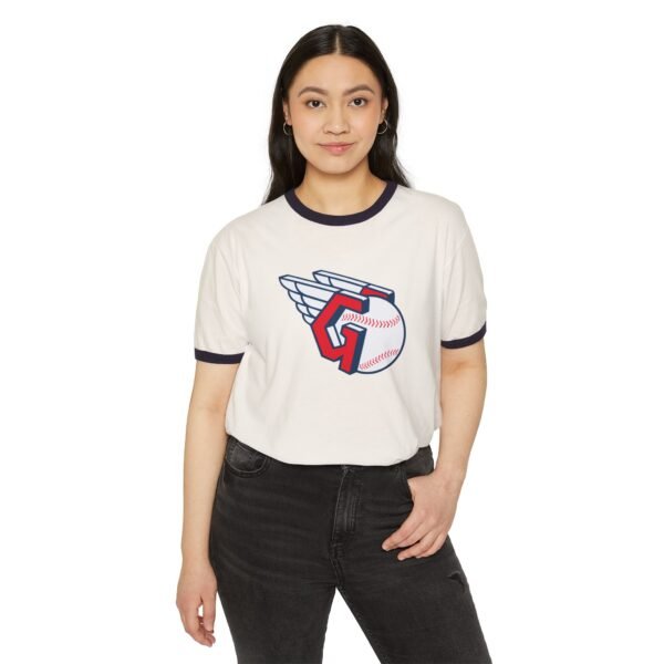 Cleveland Guardians Unisex Cotton Ringer T-Shirt - Image 3