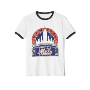 New York Mets Shea Stadium Unisex Cotton Ringer T-Shirt