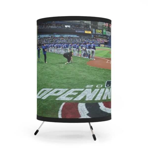 Tampa Bay Rays Stadium Tripod Lamp with High-Res Printed Shade, USCA plug - Image 2