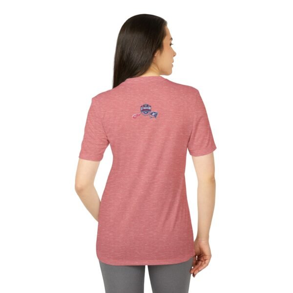Detroit Red Wings vs Columbus Blue Jackets 2025 Stadium Series Adidas Unisex Sport T-shirt - Image 4