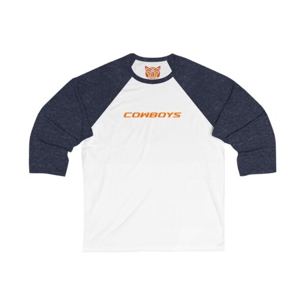 Oklahoma State Cowboys Unisex 34 Sleeve Baseball Tee - Image 5