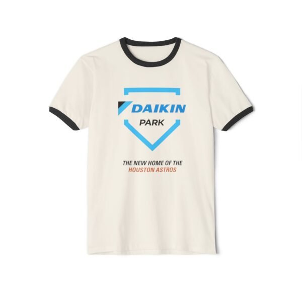 Houston Astros Daikin Park Unisex Cotton Ringer T-Shirt - Image 5