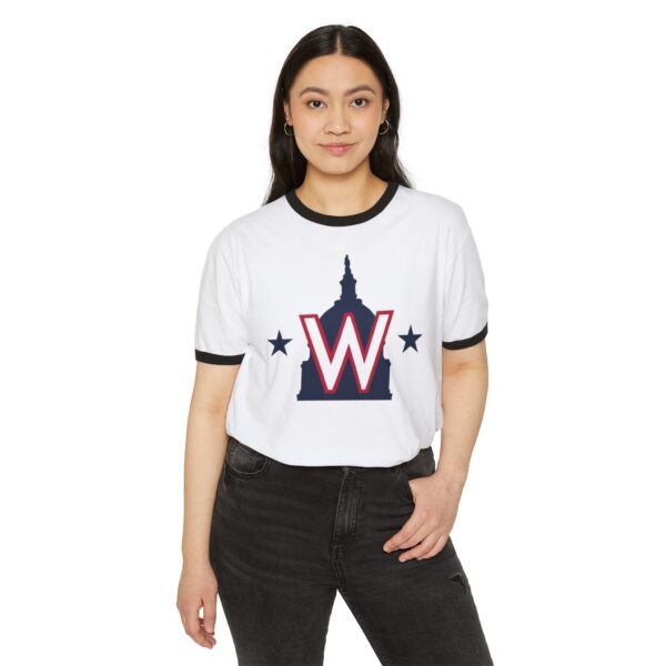 Washington Nationals Unisex Cotton Ringer T-Shirt - Image 3