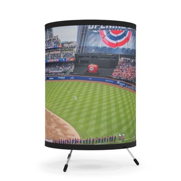 New York Mets Citi Field Tripod Lamp with High-Res Printed Shade, USCA plug - Image 4