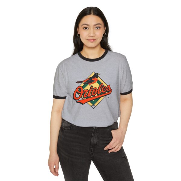 Baltimore Orioles Unisex Cotton Ringer T-Shirt - Image 3