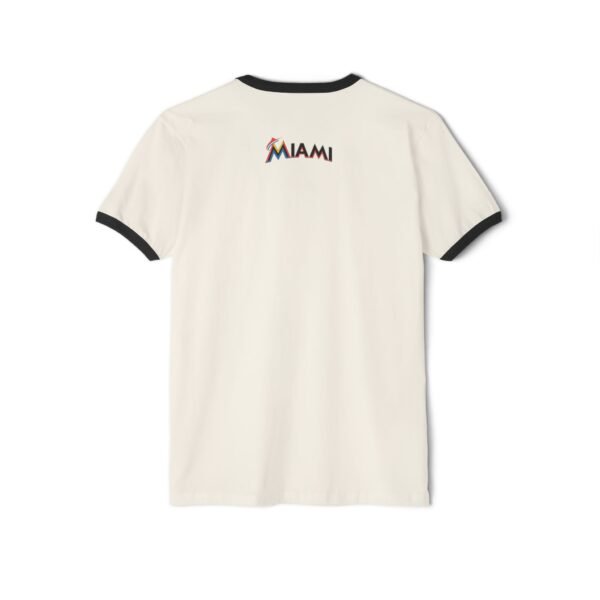Miami Marlins Unisex Cotton Ringer T-Shirt - Image 10