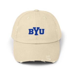 BYU Cougars Unisex Distressed Cap