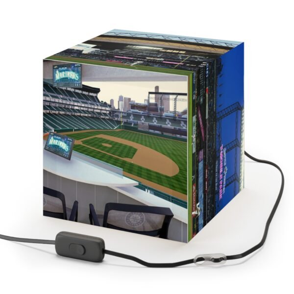 Seattle Mariners Light Cube Lamp - Image 4
