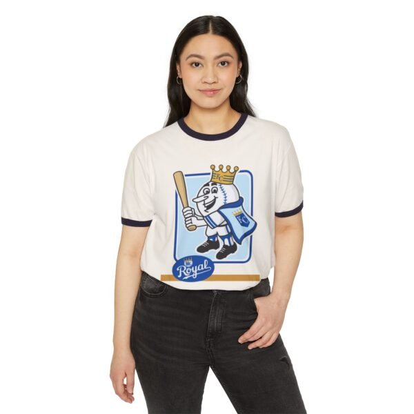 Kansas City Royals Mr. Royal Unisex Cotton Ringer T-Shirt - Image 3
