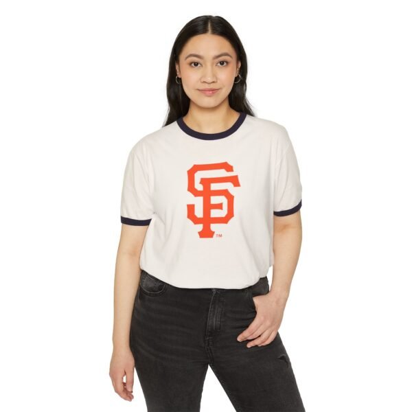 San Francisco Giants Unisex Cotton Ringer T-Shirt - Image 3