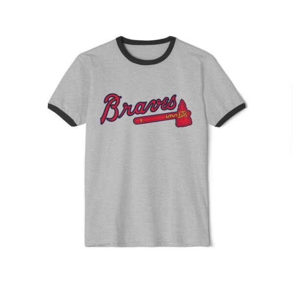 Atlanta Braves Unisex Cotton Ringer T-Shirt - Image 9