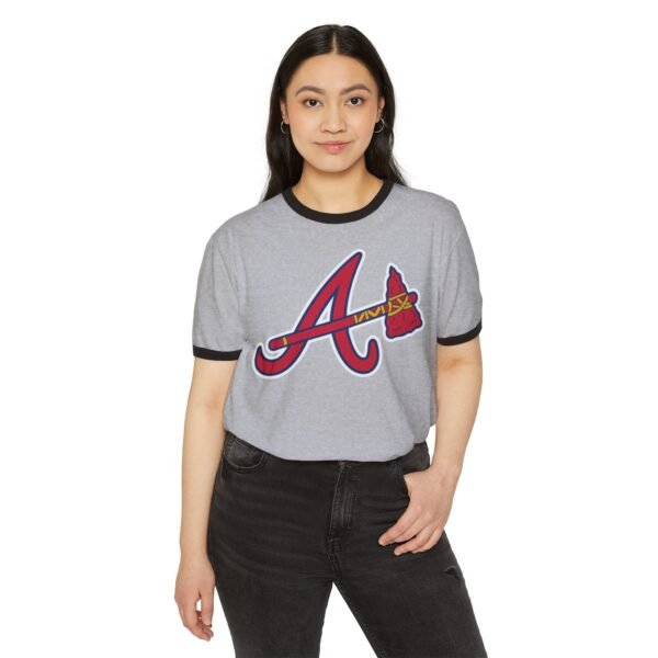 Atlanta Braves Unisex Cotton Ringer T-Shirt - Image 11
