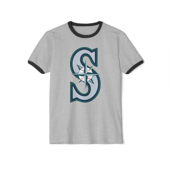 Seattle Mariners Unisex Cotton Ringer T-Shirt - Image 13