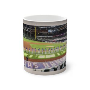 Texas Rangers Globe Life Field Color-Changing Mug, 11oz
