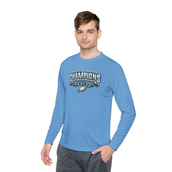 Philadelphia Eagles Super Bowl LIX Champions Unisex Lightweight Long Sleeve Tee - Image 39