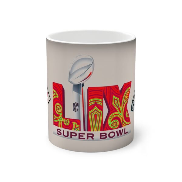Eagles vs Chiefs 2025 Super Bowl LIX Color-Changing Mug, 11oz
