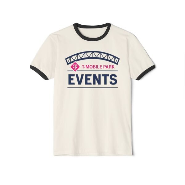 Seattle Mariners T-Mobile Park Unisex Cotton Ringer T-Shirt - Image 5