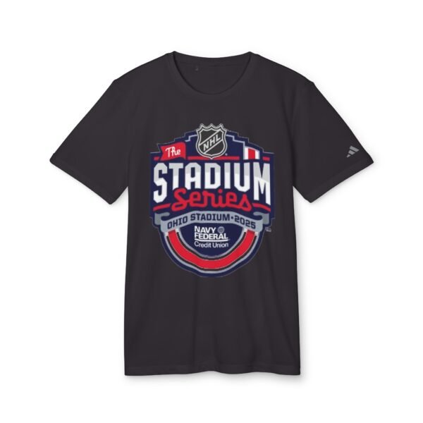 Detroit Red Wings vs Columbus Blue Jackets 2025 Stadium Series Adidas Unisex Sport T-shirt - Image 5