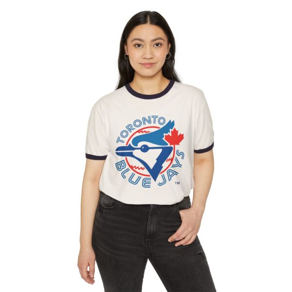 Toronto Blue Jays Unisex Cotton Ringer T-Shirt - Image 15