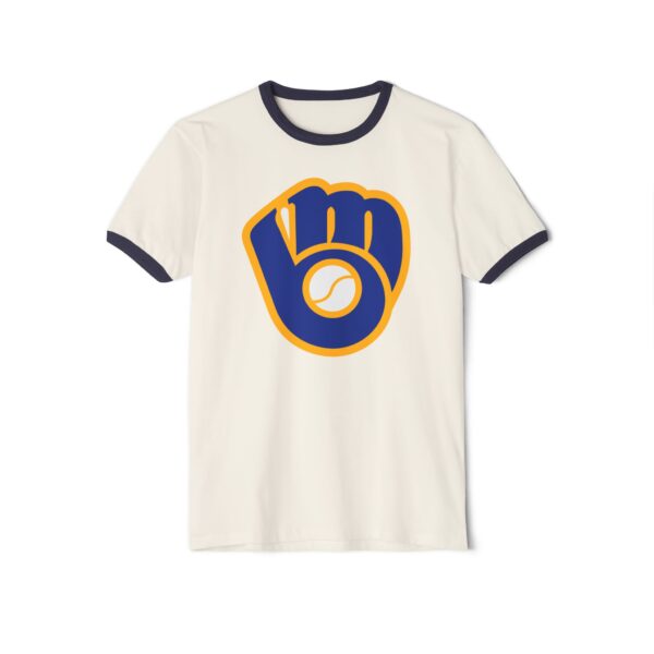 Milwaukee Brewers Unisex Cotton Ringer T-Shirt - Image 5