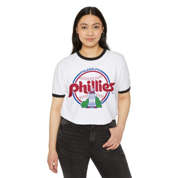 Philadelphia Phillies Unisex Cotton Ringer T-Shirt - Image 3