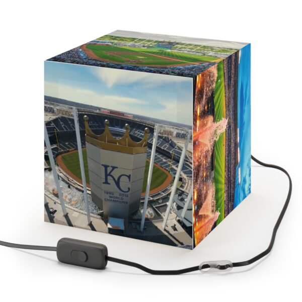 Kansas City Royals Kauffman Stadium Light Cube Lamp - Image 4