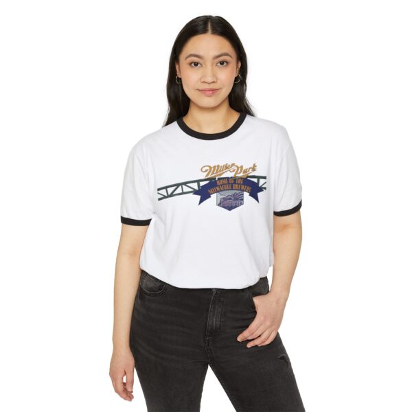 Milwaukee Brewers Miller Field Unisex Cotton Ringer T-Shirt - Image 15