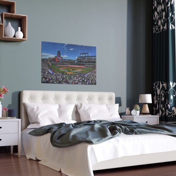 Colorado Rockies Coors Field Indoor and Outdoor Silk Posters