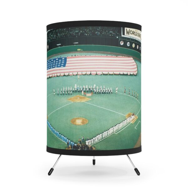Philadelphia Phillies Veterans Stadium Tripod Lamp with High-Res Printed Shade, USCA plug