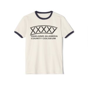 Athletics Oakland–Alameda County Coliseum Unisex Cotton Ringer T-Shirt