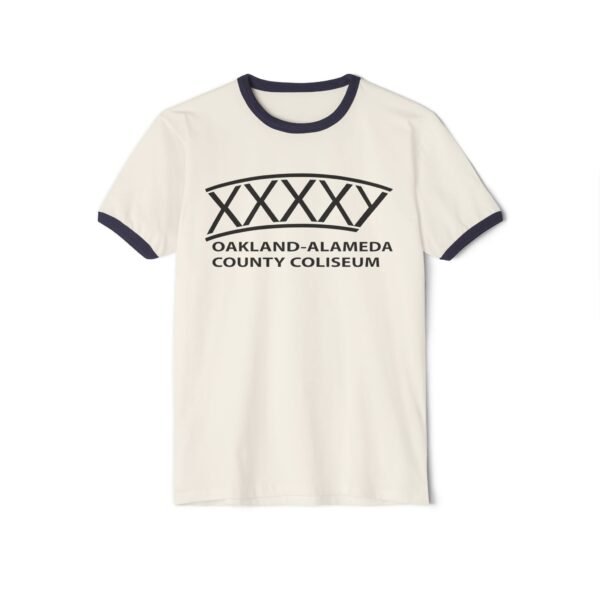 Athletics Oakland–Alameda County Coliseum Unisex Cotton Ringer T-Shirt