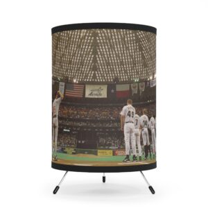 Houston Astros Astrodome Tripod Lamp with High-Res Printed Shade, USCA plug