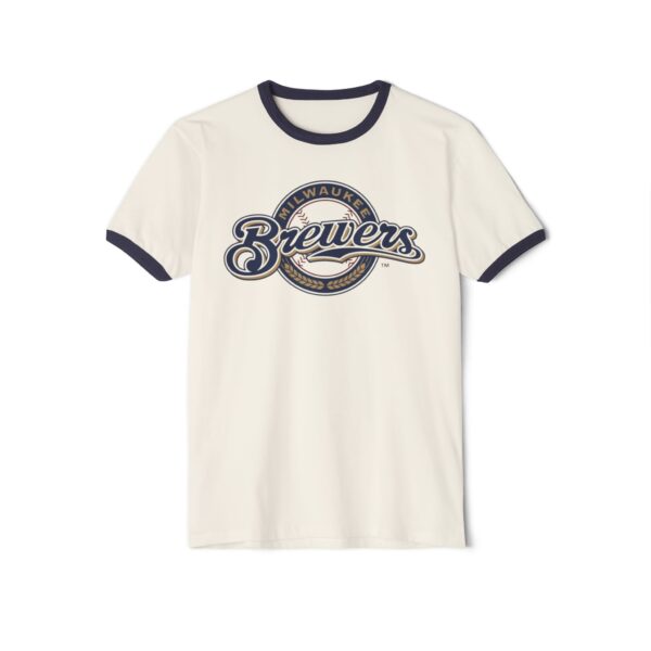 Milwaukee Brewers Unisex Cotton Ringer T-Shirt - Image 5