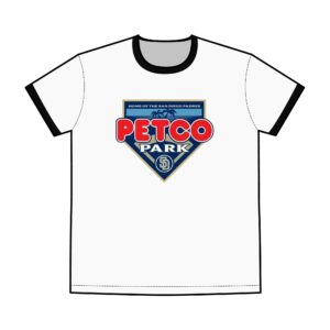 San Diego Padres Petco Park Men's Staple Ringer Tee
